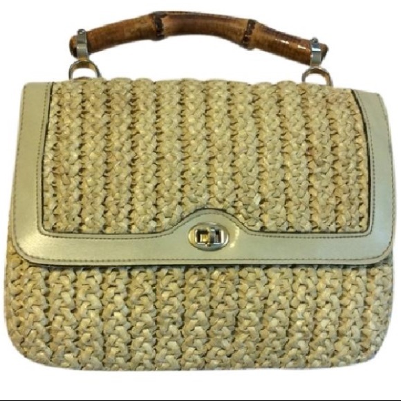 SOLD ON TRADESY Meyers Vintage Woven Straw Handbag - Picture 1 of 4